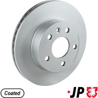 Jeu de 2 disques de frein avant JP GROUP OEM A6384210112