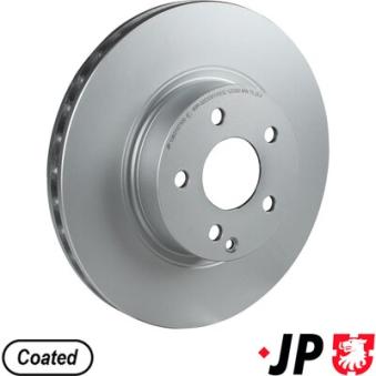 Jeu de 2 disques de frein avant JP GROUP OEM A2114210912