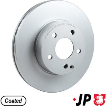 Jeu de 2 disques de frein avant JP GROUP OEM 2044210712