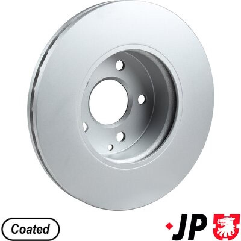 Jeu de 2 disques de frein avant JP GROUP 1363107400 - Visuel 1