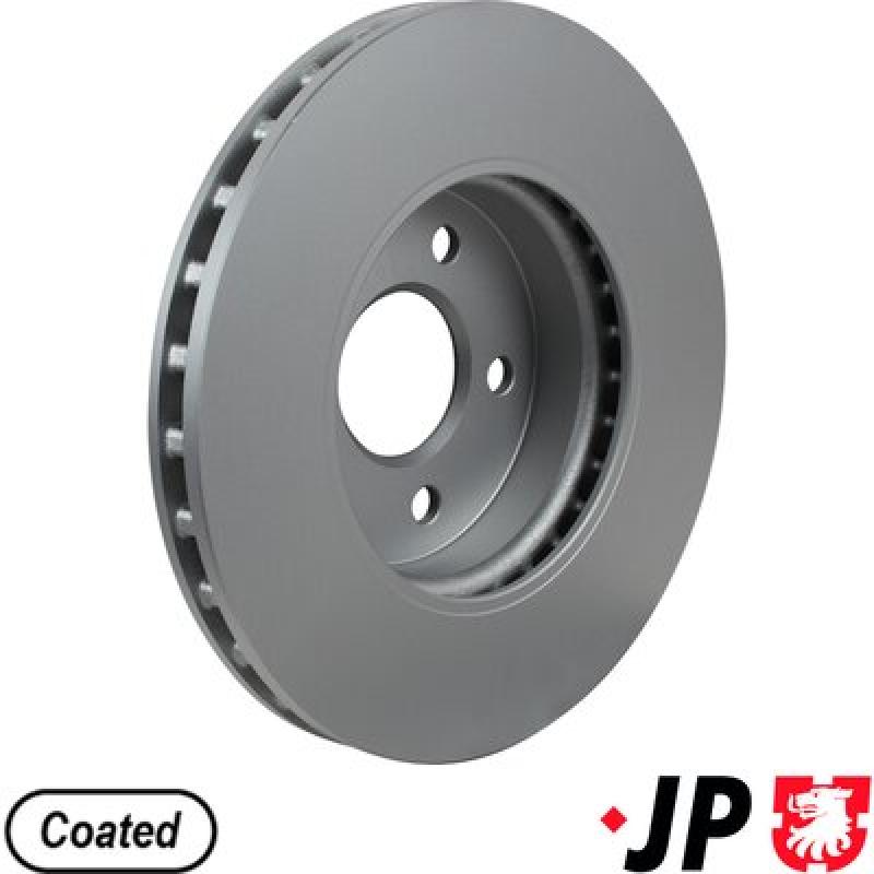 Jeu de 2 disques de frein avant JP GROUP 1363107600 - Visuel 1