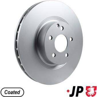 Jeu de 2 disques de frein avant JP GROUP OEM 2114211412