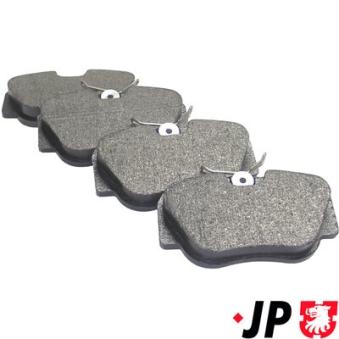 Jeu de 4 plaquettes de frein avant JP GROUP OEM A0004209120