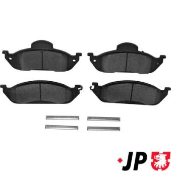 Jeu de 4 plaquettes de frein avant JP GROUP OEM A1634201220
