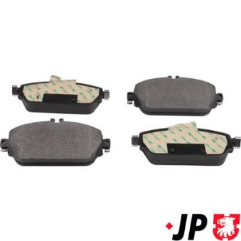 Jeu de 4 plaquettes de frein avant JP GROUP OEM 0004208700