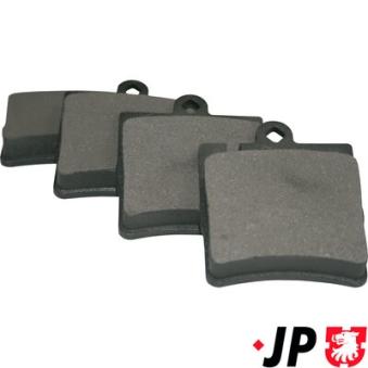 Jeu de 4 plaquettes de frein arrière JP GROUP OEM A0024205220