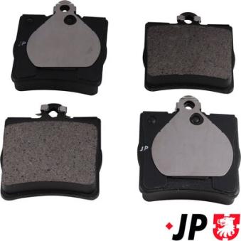 Jeu de 4 plaquettes de frein arrière JP GROUP OEM A0044201720