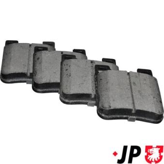 Jeu de 4 plaquettes de frein arrière JP GROUP OEM 0024200520