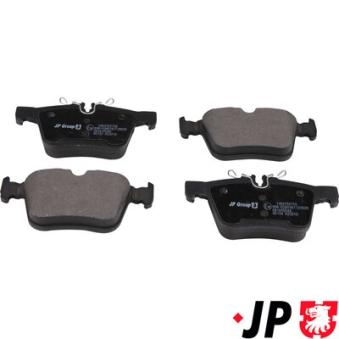 Jeu de 4 plaquettes de frein arrière JP GROUP OEM A0084201420