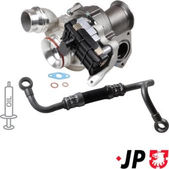 Turbocompresseur, suralimentation JP GROUP OEM 11658519475