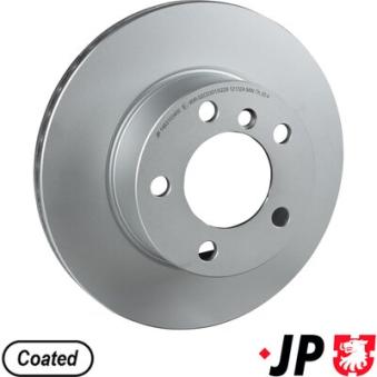 Jeu de 2 disques de frein avant JP GROUP OEM 34116764629