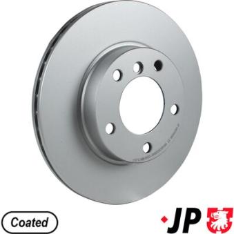 Jeu de 2 disques de frein avant JP GROUP OEM 34116864060
