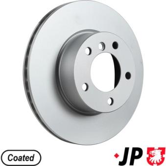 Jeu de 2 disques de frein avant JP GROUP OEM 34116854998