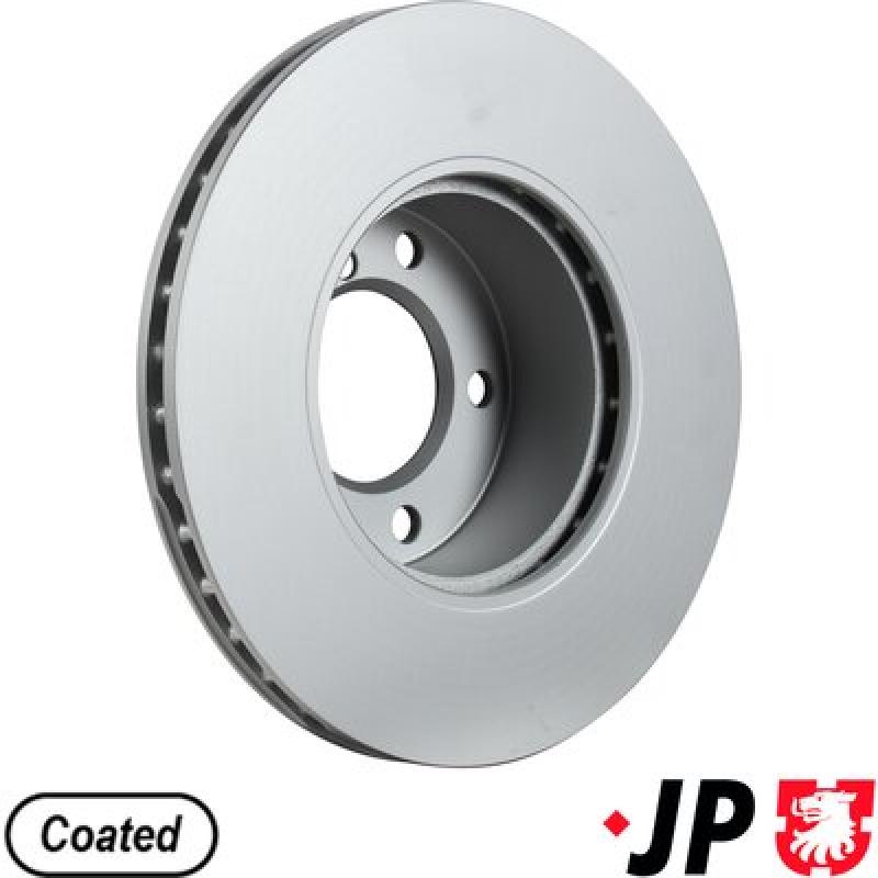 Jeu de 2 disques de frein avant JP GROUP 1463104800 - Visuel 1