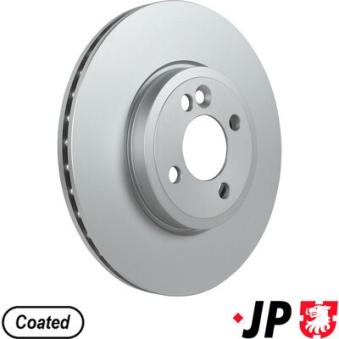 Jeu de 2 disques de frein avant JP GROUP OEM 34116777825