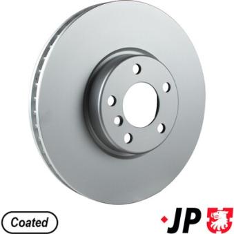 Jeu de 2 disques de frein avant JP GROUP OEM 34116785670