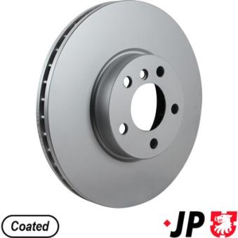 Jeu de 2 disques de frein avant JP GROUP OEM 34116771985