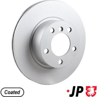 Jeu de 2 disques de frein avant JP GROUP OEM 34116792217