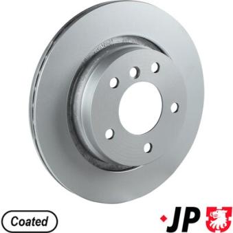 Jeu de 2 disques de frein arrière JP GROUP OEM 34216864056