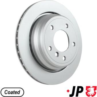 Jeu de 2 disques de frein arrière JP GROUP OEM 34211163153