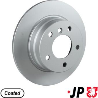 Jeu de 2 disques de frein arrière JP GROUP OEM 34216764647