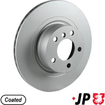 Jeu de 2 disques de frein arrière JP GROUP OEM 34206886482