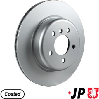 Jeu de 2 disques de frein arrière JP GROUP OEM 34216775287