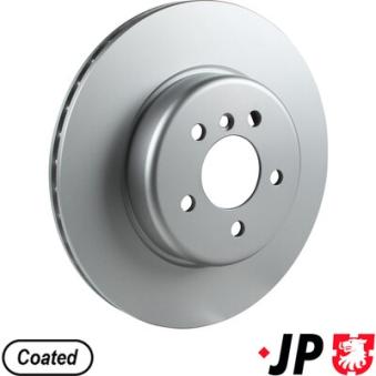 Jeu de 2 disques de frein arrière JP GROUP OEM 34216775289