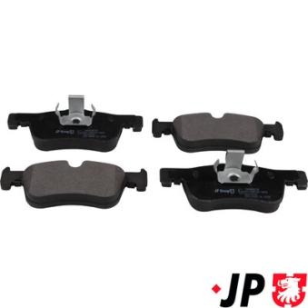 Jeu de 4 plaquettes de frein avant JP GROUP OEM 34116850567