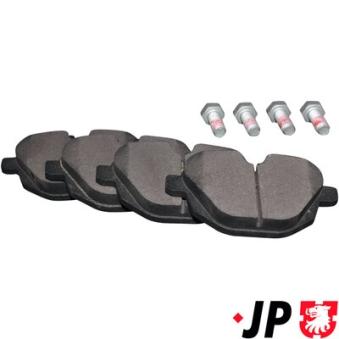 Jeu de 4 plaquettes de frein arrière JP GROUP OEM 34216796741