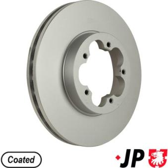 Jeu de 2 disques de frein avant JP GROUP OEM 1503290