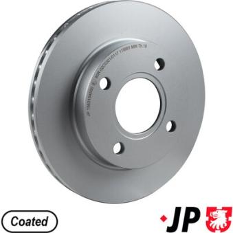 Jeu de 2 disques de frein avant JP GROUP OEM 1107768