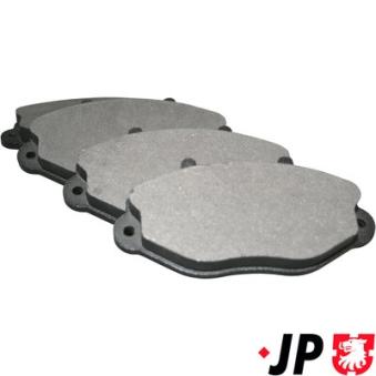 Jeu de 4 plaquettes de frein avant JP GROUP OEM 93VX2K021BA