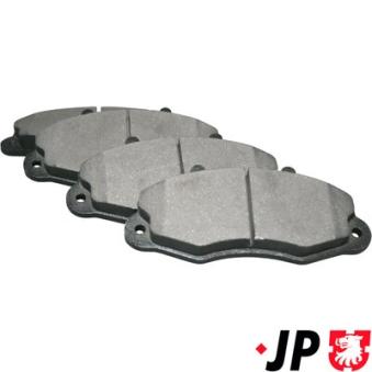 Jeu de 4 plaquettes de frein avant JP GROUP OEM 1134158