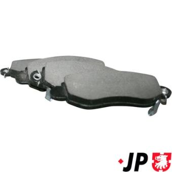 Jeu de 4 plaquettes de frein avant JP GROUP OEM 1135167 Jeu de 4 plaquettes de frein avant JP GROUP OEM 1135167