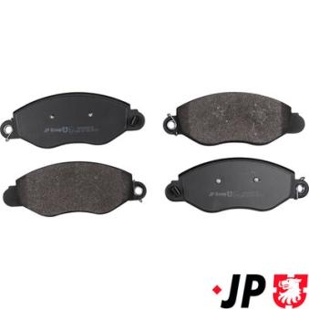 Jeu de 4 plaquettes de frein avant JP GROUP OEM 4095132