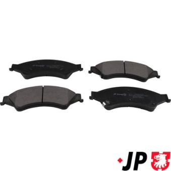 Jeu de 4 plaquettes de frein avant JP GROUP OEM 1723538
