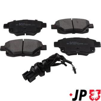 Jeu de 4 plaquettes de frein arrière JP GROUP OEM 6C112M008AD