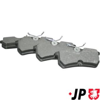 Jeu de 4 plaquettes de frein arrière JP GROUP OEM 1810990