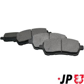 Jeu de 4 plaquettes de frein arrière JP GROUP OEM 1438867