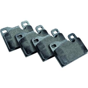 Jeu de 4 plaquettes de frein avant JP GROUP 1663600317