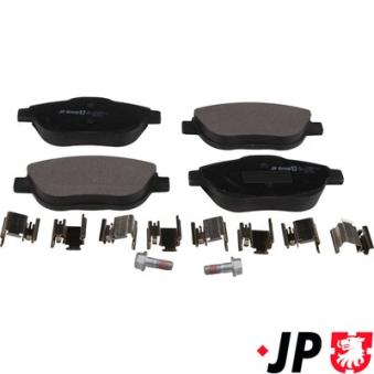 Jeu de 4 plaquettes de frein avant JP GROUP OEM 161140580