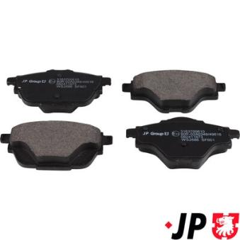 Jeu de 4 plaquettes de frein arrière JP GROUP OEM 95525386