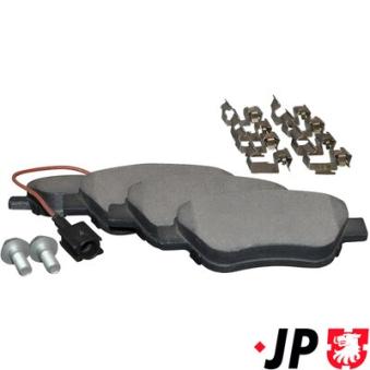 Jeu de 4 plaquettes de frein avant JP GROUP OEM 77364477