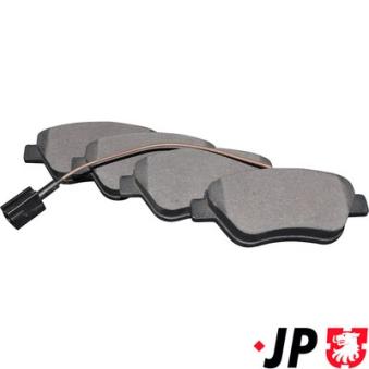 Jeu de 4 plaquettes de frein avant JP GROUP OEM 77362091