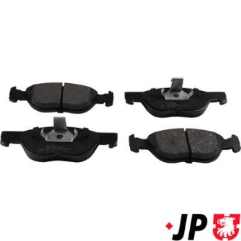 Jeu de 4 plaquettes de frein avant JP GROUP OEM 77363321