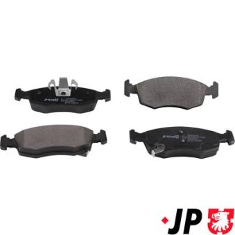 Jeu de 4 plaquettes de frein avant JP GROUP OEM 77366212