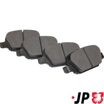 Jeu de 4 plaquettes de frein arrière JP GROUP OEM 9949332 Jeu de 4 plaquettes de frein arrière JP GROUP OEM 9949332