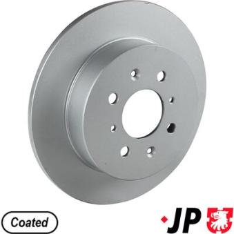 Jeu de 2 disques de frein arrière JP GROUP OEM 42510S5AA00