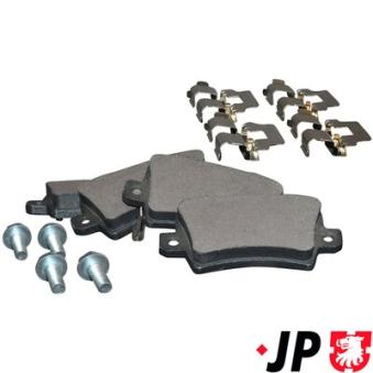 Jeu de 4 plaquettes de frein arrière JP GROUP OEM 43022SMGE00